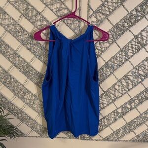 Blue Sleeveless Top